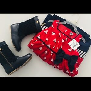 Janie & Jack ‘Palermo Shore’ Dress w/Diaper Cover